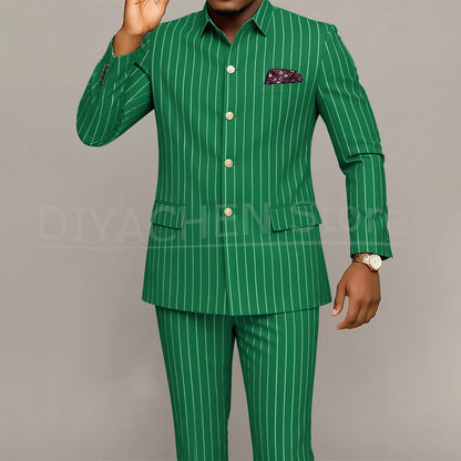 Costume Homme Slim Fit LAIDITYA – Simple Boutonnage, Style Smart Casual &amp; Sur-Mesure Artisanal