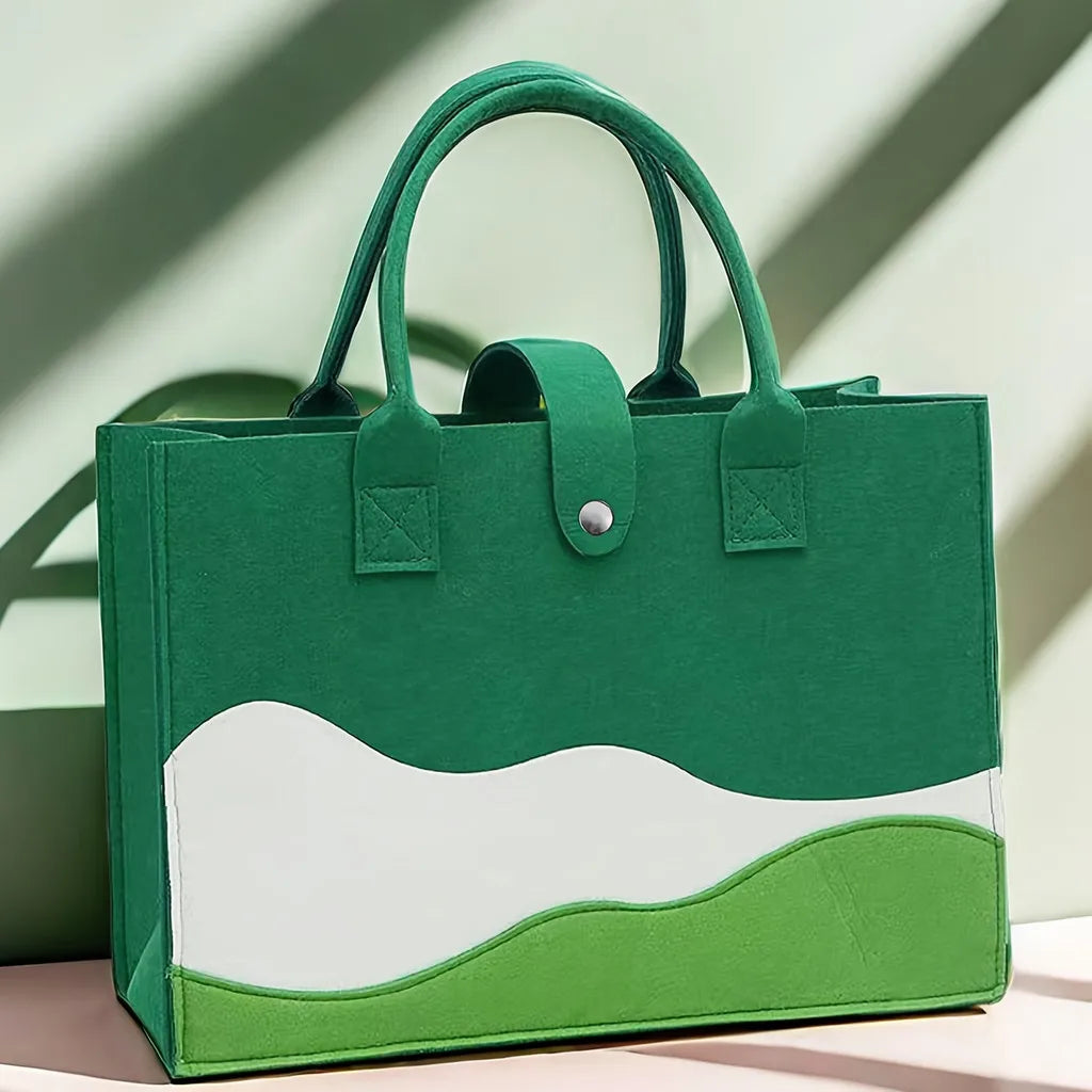 1PC Fashion Striped Canvas Women's Tote Bag-multifunctional Commuter Handbag Shoulder Crossbody Bag Shopping storage bag