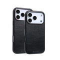 Magnetic Leather Texture for MagSafe Phone Case for IPhone 17 16pro Max 15 14 Pro 13 Wireless Charging Alloy Lens Bumper Cover