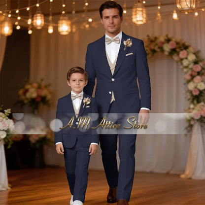 Costume de Mariage &amp; Banquet – Coupe Droite, Élégance Printemps-Automne (Origine France)