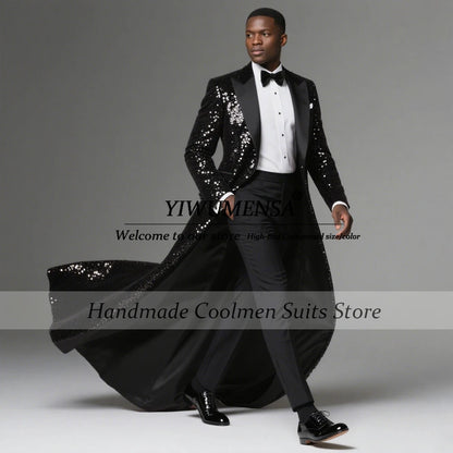 Costume de Mariage Slim Fit B341 – Double Boutonnage, Tissage Tatting &amp; Confection Sur-Mesure