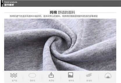 1/3 Pieces Men's Solid Color Basic Cotton Vest Youth Slim Exercise Sweat-absorbent T-shirt Middle-aged Comfortable Bottoming