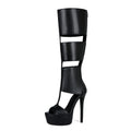 Summer sexy high heel platform  women sandal belt peep toe night party sandal