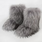 Bottes de Neige de Luxe en Fausse Fourrure EAEOVNI – Chaleur Extrême &amp; Style Hivernal Glamour