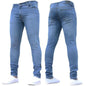 Jean Coupe Pencil en Denim Premium – Style Casual, Taille Basse &amp; Fini Adouci
