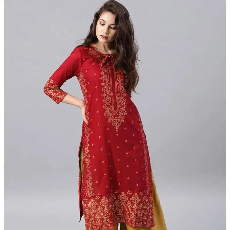 Women's Kurt Casual Dress Long Sleeve Straight Casual Ethnic Floral Mandarin O-Neck Round Regular Size 3D Design Suitable.