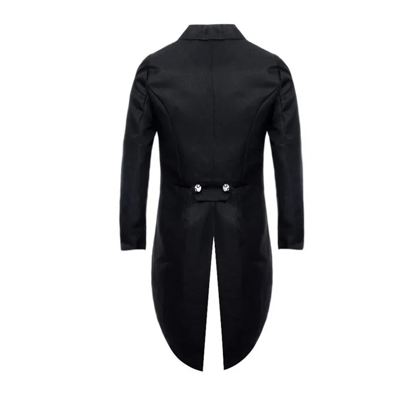 Costume Queue-de-Pie Homme "Classic Tuxedo" – Style Gothique &amp; Formel