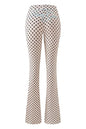 slim fit shoulder floral print bright line design slim fit hooded zipper short jacket pants for women