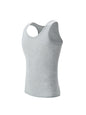 1/3 Pieces Men's Solid Color Basic Cotton Vest Youth Slim Exercise Sweat-absorbent T-shirt Middle-aged Comfortable Bottoming