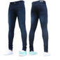 Jean Coupe Pencil en Denim Premium – Style Casual, Taille Basse &amp; Fini Adouci