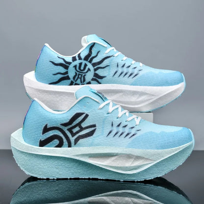 Marathon Men Running Shoes Carbon Board Sports Breathable Comfortable Athletic Air Cushion Women's Lightweight Nonskid Sneakers