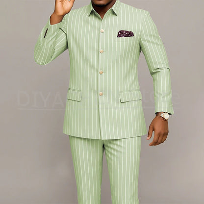 Costume Homme Slim Fit LAIDITYA – Simple Boutonnage, Style Smart Casual &amp; Sur-Mesure Artisanal