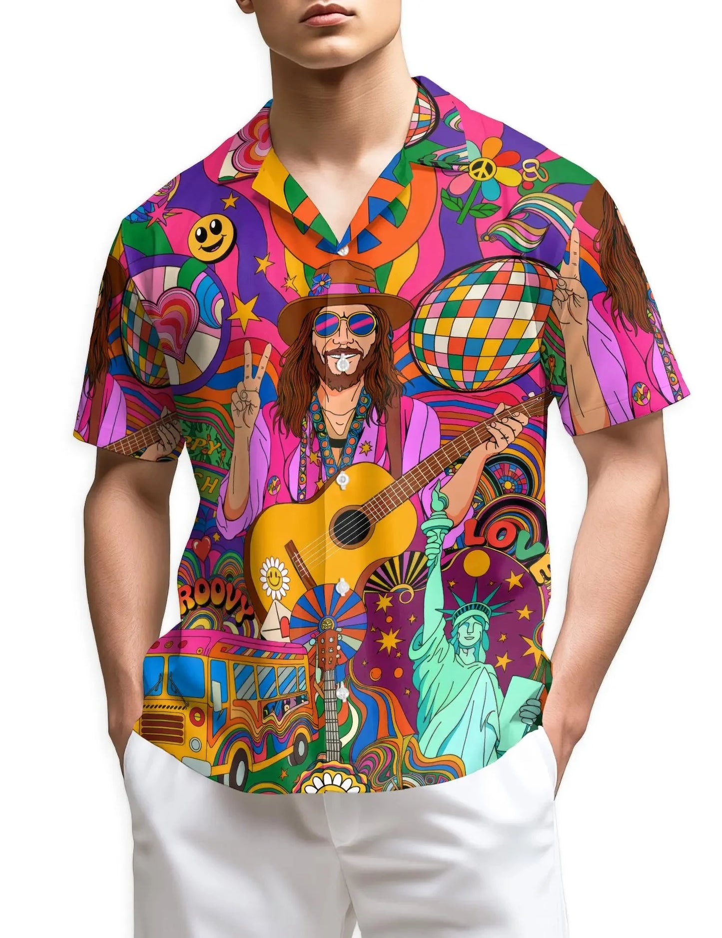 Back To The 90s Hawaiian Shirt Men Women Youth, Retro Neon 80s Cassette Sneaker Aloha Shirt Vintage Party Shirt Button Up