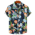 Sleeve Casual Loose Streetwear Summer Beach Shirts for Male/Female Clothing Hawaiian Men's Shirt Floral Harajuku Printed Short