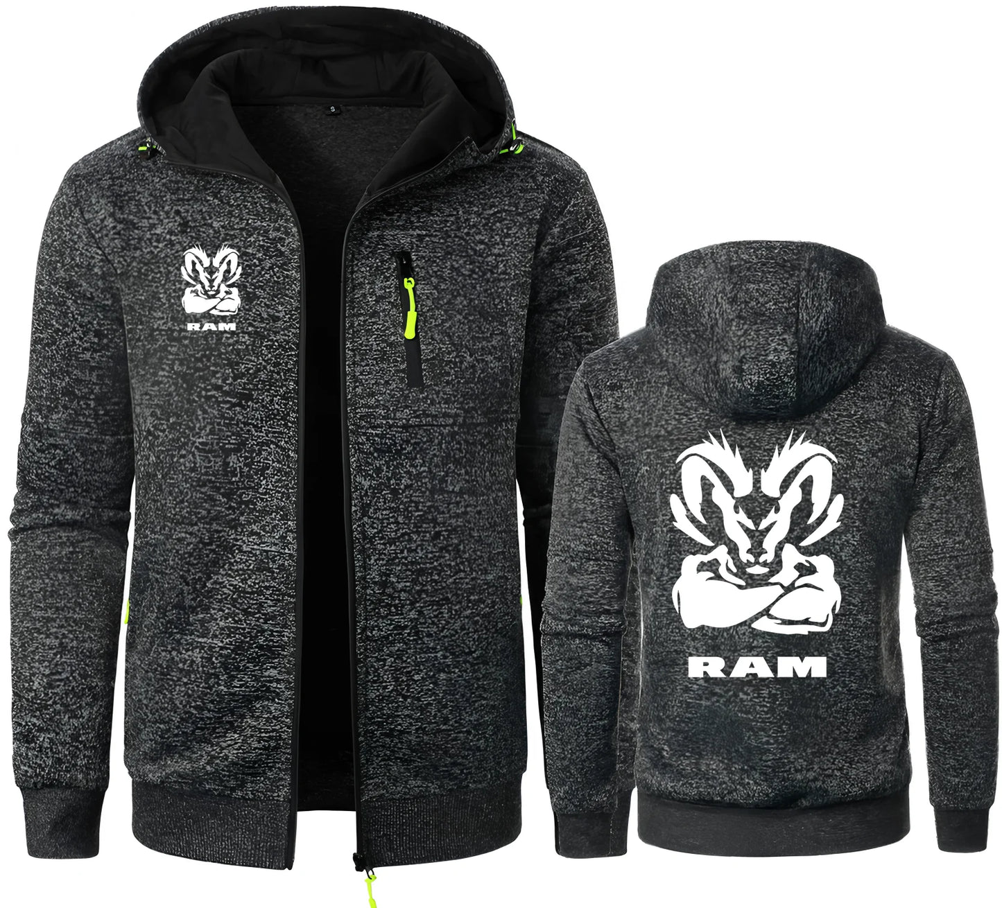 Novelty Ram 1500 Turbo Car Fans Men's Hoodies Sweatshirts DodgeLYED Jacquard Hoodie Men Hooded Male Hoody Man Sweatshirt
