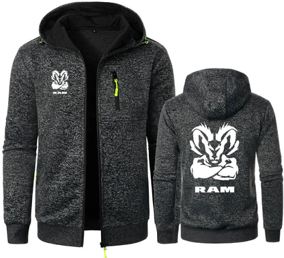 Novelty Ram 1500 Turbo Car Fans Men's Hoodies Sweatshirts DodgeLYED Jacquard Hoodie Men Hooded Male Hoody Man Sweatshirt
