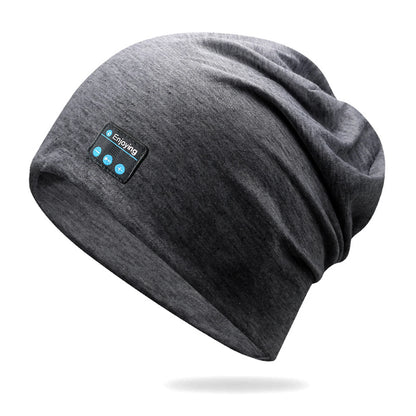 Wireless Stereo Bluetooth Headphone Summer Beanie Sleep Soft Cotton Cap Lightweight Running Earphone Headset Sports Music Hat