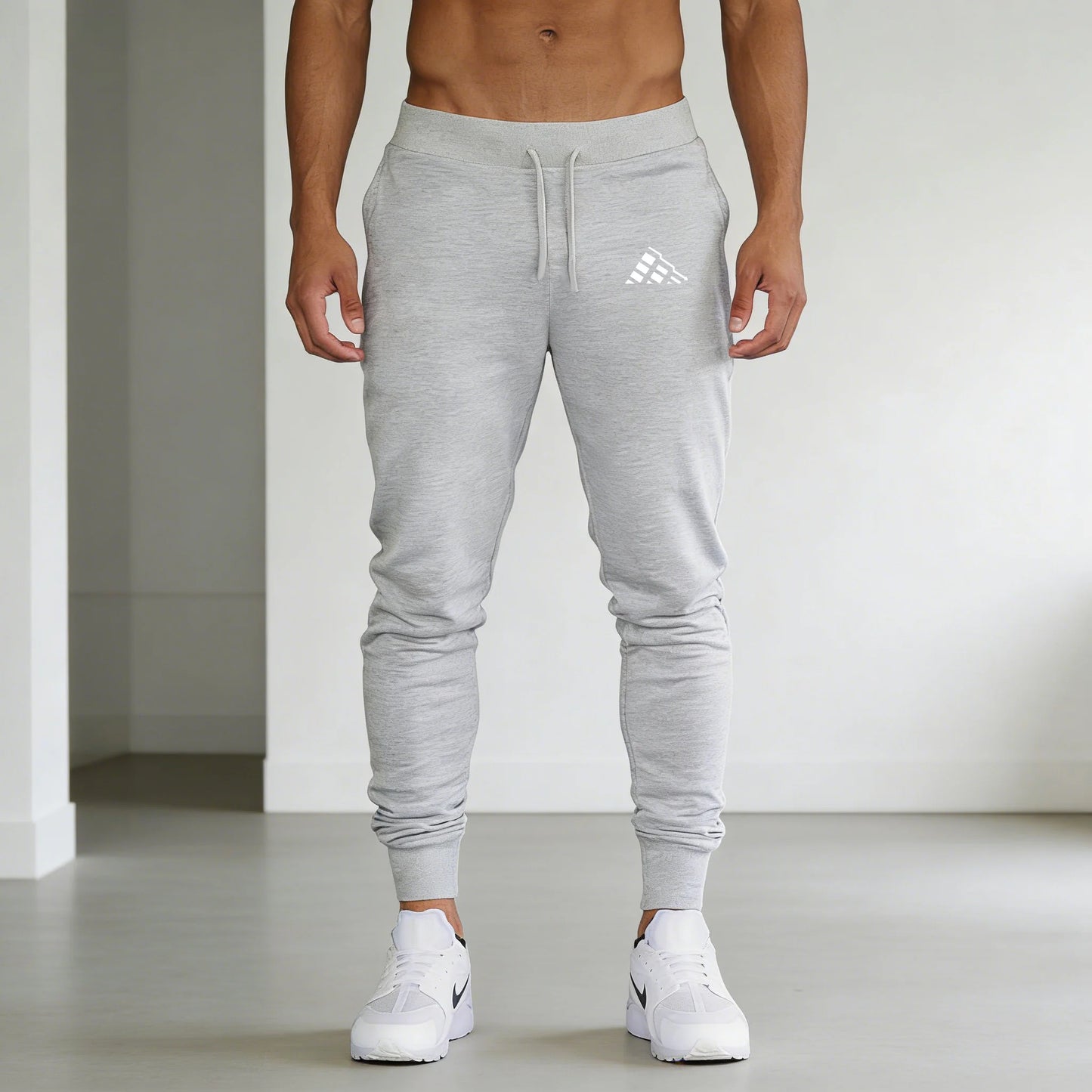 New Men's Blue Trend print Casual Sports Pants Running Workout Jogging Long Pants Gym Sport Trousers for Men Jogger Sweatpants