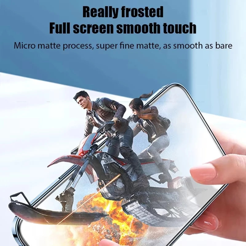 1-5PCS Matte Privacy Screen Protectors For iPhone 17 16 15 Pro Max 14 13 12 11 17Air X XR XS 7 8 Plus SE Anti Spy Ceramic Film