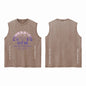 Darc Wolves Sport Vintage Washed Vest Tees Gym Bodybuilding Fitness Sleeveless T Shirts Basketball Workout Darcs Tank Tops