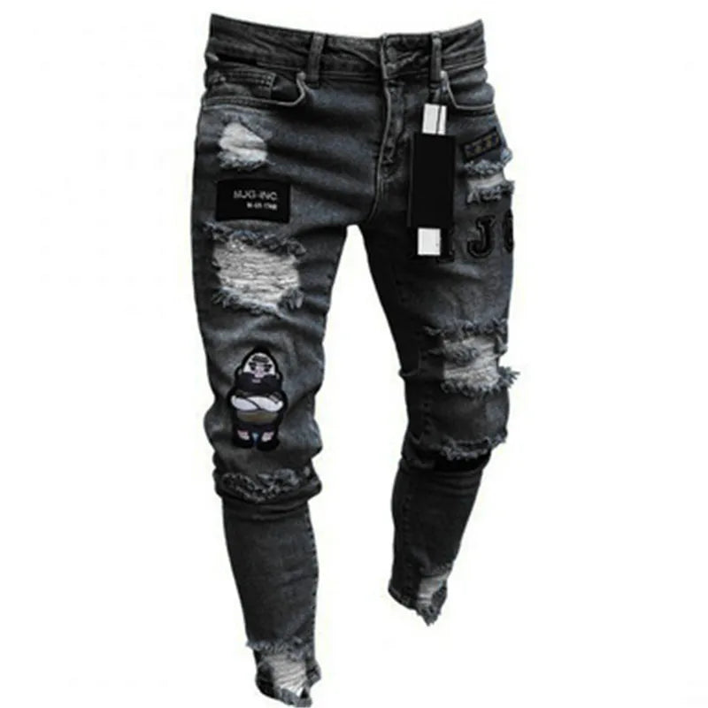 Jean Coupe Pencil en Denim Premium – Style Casual, Taille Basse &amp; Délavage Clair