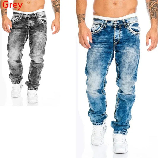 Premium Denim Pencil Jeans – Casual Style, Low Rise & Softened Finish