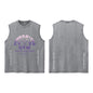 Darc Wolves Sport Vintage Washed Vest Tees Gym Bodybuilding Fitness Sleeveless T Shirts Basketball Workout Darcs Tank Tops
