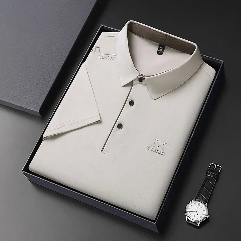 Polo Décontracté pour Homme – Élégance Estivale &amp; Confort Anti-Plis