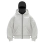 Yamaha Logo Men's Zip Hoodie Winter Warm Casual Sweatshirt with Hooded Face Mask Zipper Design Sports Jacket Outdoor Activities