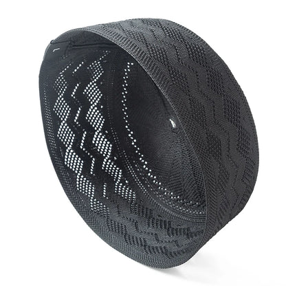 Islamic Man Turban Keffiyeh Turkish Kufi Cap - New Muslim Prayer Hat Jewish Hijab for Men Saudi Arabia Indian Style