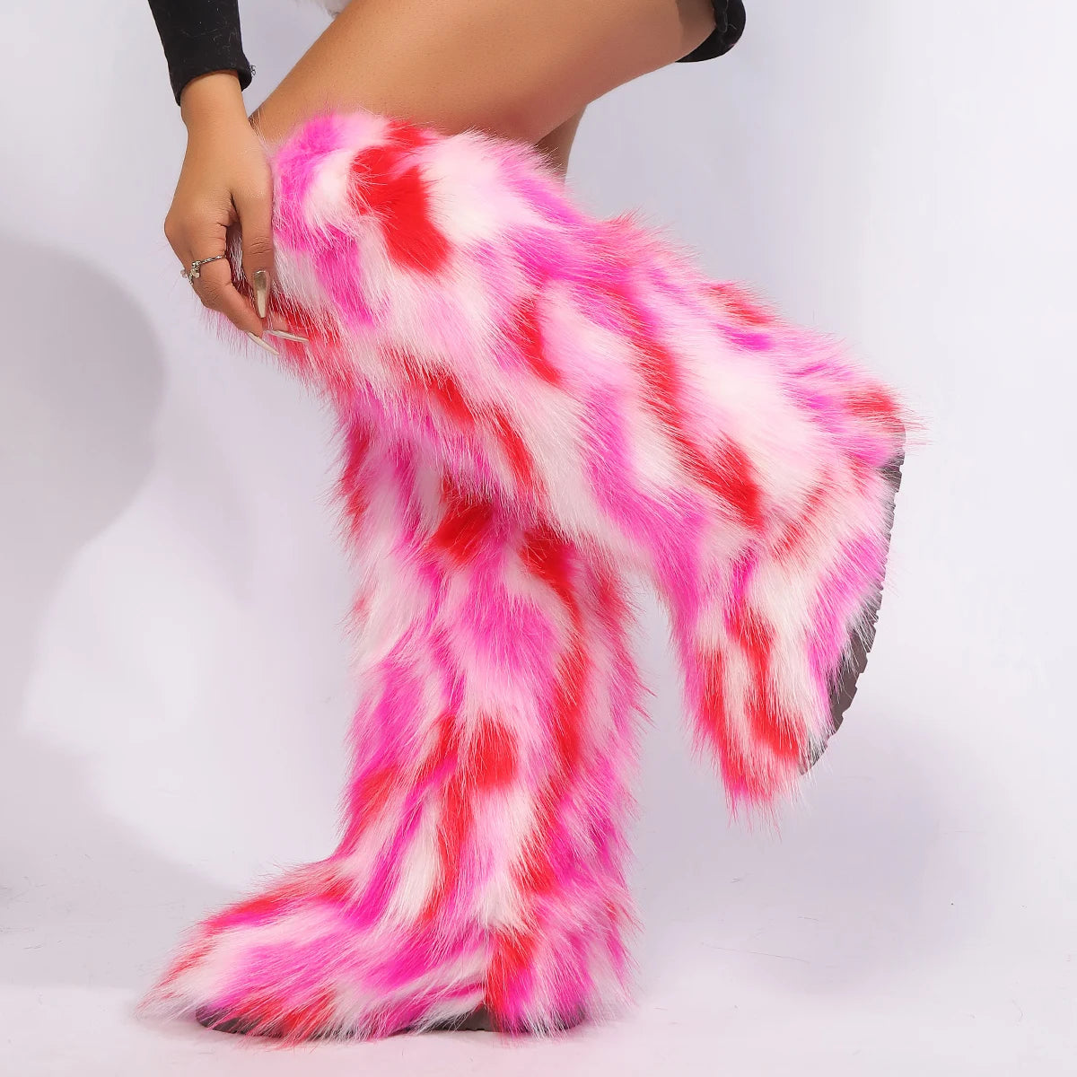 Cuissardes de Neige "Furry Punk" HSFUR – Chaleur Extrême &amp; Style Alternatif