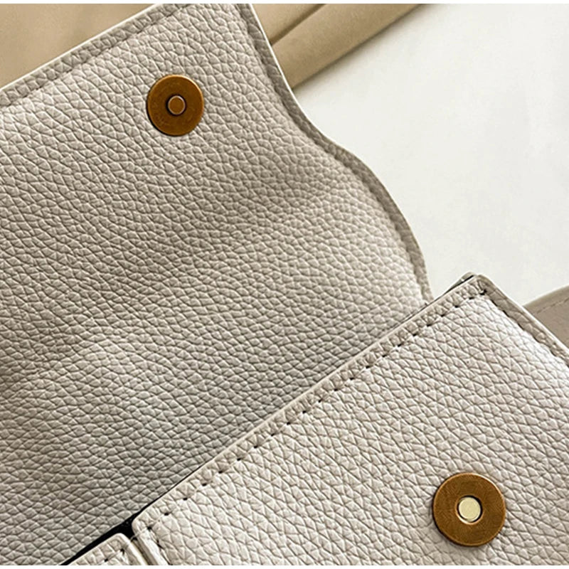 Brand Luxury Trapezoidal Clutch Bag Hardware Lock Design Square Bag Fashion Shoulder Handbag Crossbody Women Evening Clutches