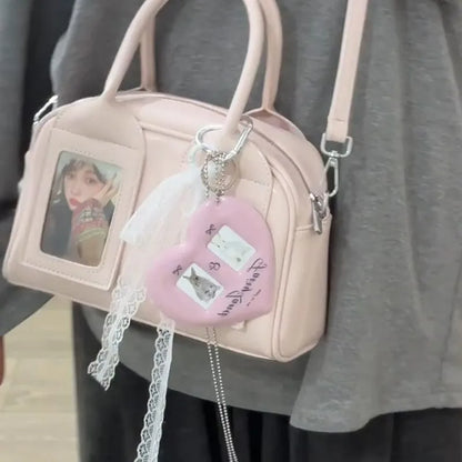 New Y2K Harajuku Shoulder Bag Women Korean Transparent Ita Bag Crossbody Bag Female Japanese Designer Trend Handbag Purse