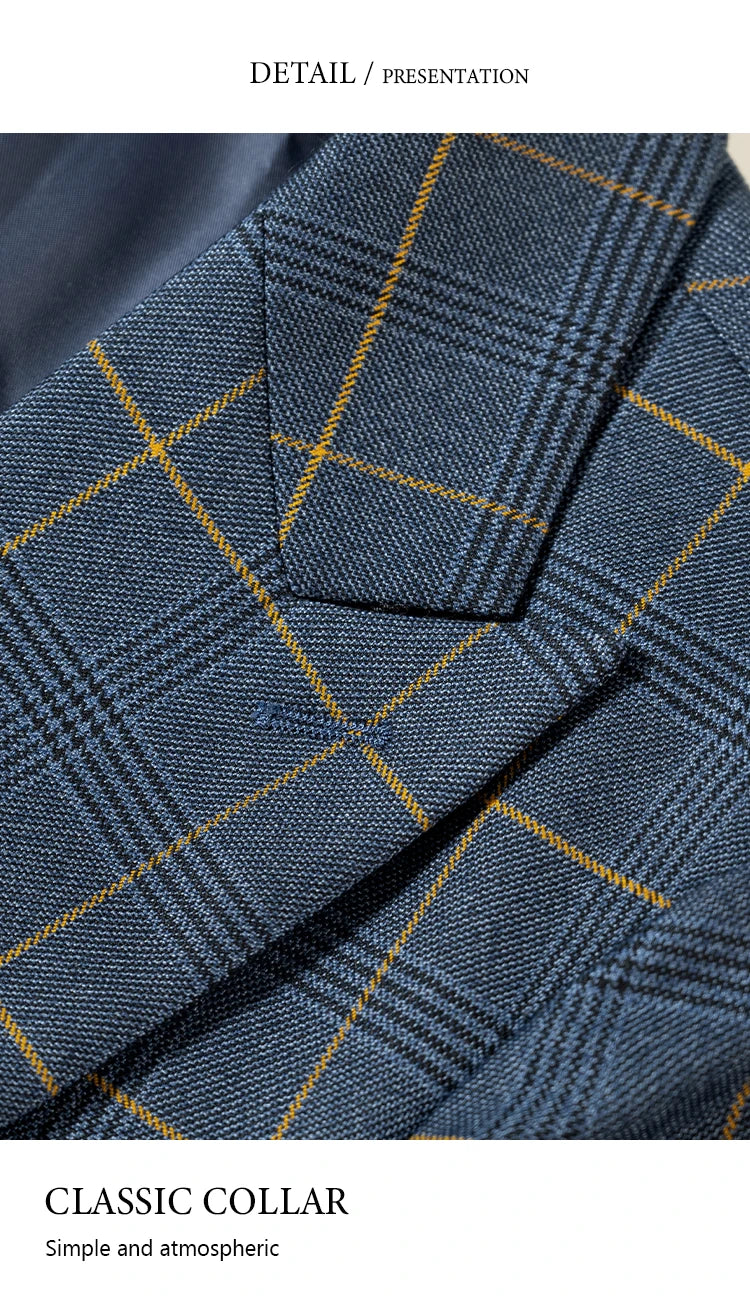Costume Homme Business &amp; Smart Casual ST Cassy – Modèle 701 (Maille Knit Confort, Mélange Polyester &amp; Rayonne)