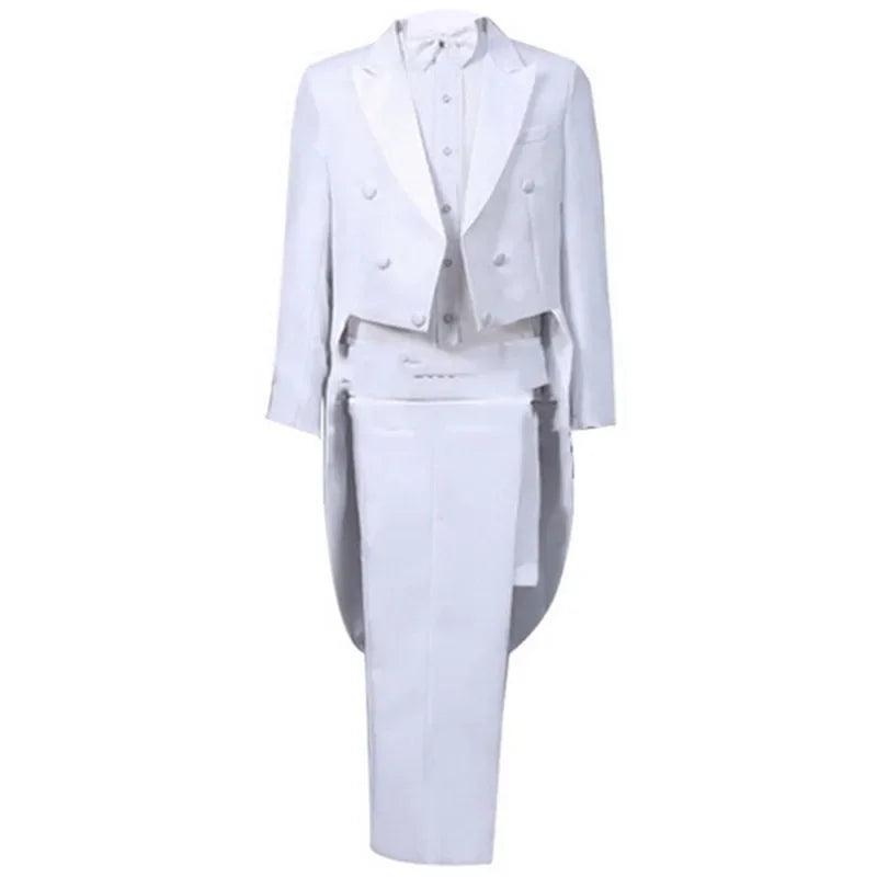 Costume Queue-de-Pie Homme "Classic Tuxedo" – Style Gothique &amp; Formel
