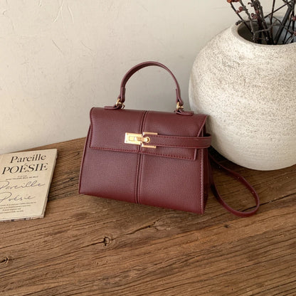 Elegant Versatile Ladies Crossbody Bag Handbag  Bag Fashionable Outgoing Small Handle Bag Commuting Style Detachable Strap