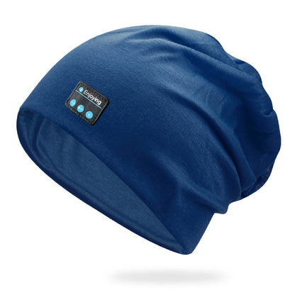Wireless Stereo Bluetooth Headphone Summer Beanie Sleep Soft Cotton Cap Lightweight Running Earphone Headset Sports Music Hat