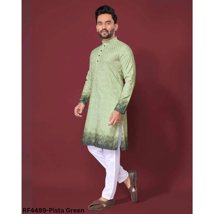 Stand Collar Muslim Shirt Men Clothes Folk Kaftan Musulman Kurta Indian Islamic Clothing National Printed Long Sleeve Shirts