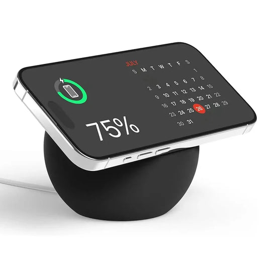 Ball Shape Magnetic Silicone Charging Desk Holder Stand for Magsafe iPhone 16 15 14 13 Macsafe Charger Dock Station Accessories