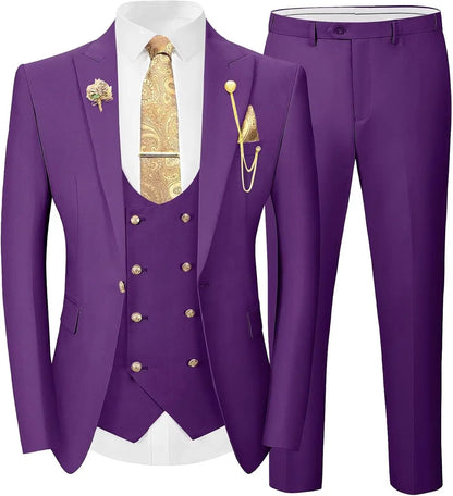 Costume de Mariage "Smart Casual" WSMDA – Simple Boutonnage, Coton &amp; Polyester Premium