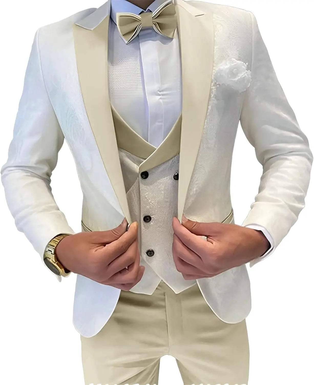 Costume de Mariage "Smart Casual" WSMDA – Simple Boutonnage, Confort Coton &amp; Style Urbain