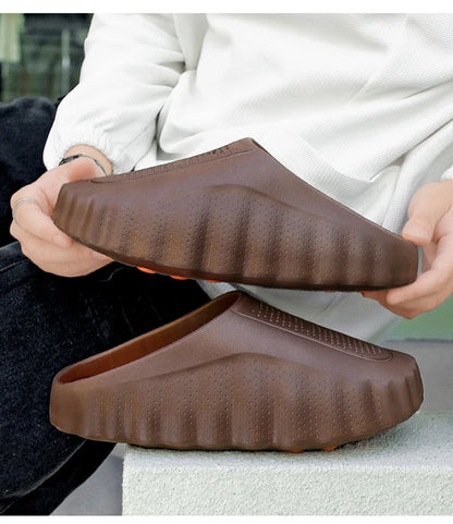 Men's Slippers Non-Slip Slides Fashion Massage Slippers Comfortable Women Slides Summer Sandals Outdoor Indoor Shoes Big Size