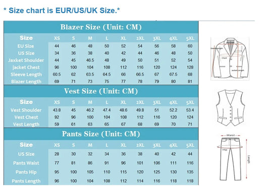 Costume de Mariage Slim Fit – Style Formel &amp; Élégance