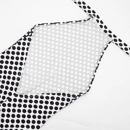 FAGADOER Color Patchwork Polka Dot Romper Retro Big Dot Bandage Halter Bodycon Jumpsuits Summer Streetwear Playsuits 2026 Trendy