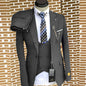Polka dot Men's Suit Three-piece Fashionable Business Work Clothes Groom Wedding Tuxedo Jacket Pants Vest Custom Outfit