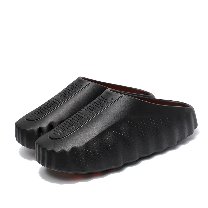 Men's Slippers Non-Slip Slides Fashion Massage Slippers Comfortable Women Slides Summer Sandals Outdoor Indoor Shoes Big Size