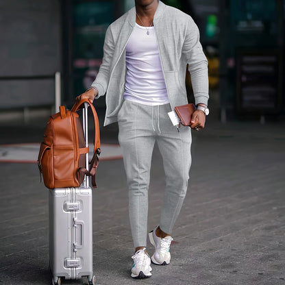 Ensemble Sportif – Style Urbain &amp; Confort Quotidien (Printemps-Automne)