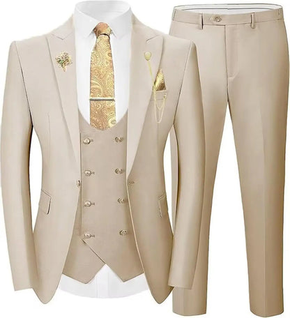 Costume de Mariage "Smart Casual" WSMDA – Simple Boutonnage, Coton &amp; Polyester Premium