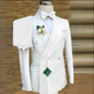 Costume de Mariage Ample Fnoexw – Style Formel, Confort Coton &amp; Braguette à Boutons