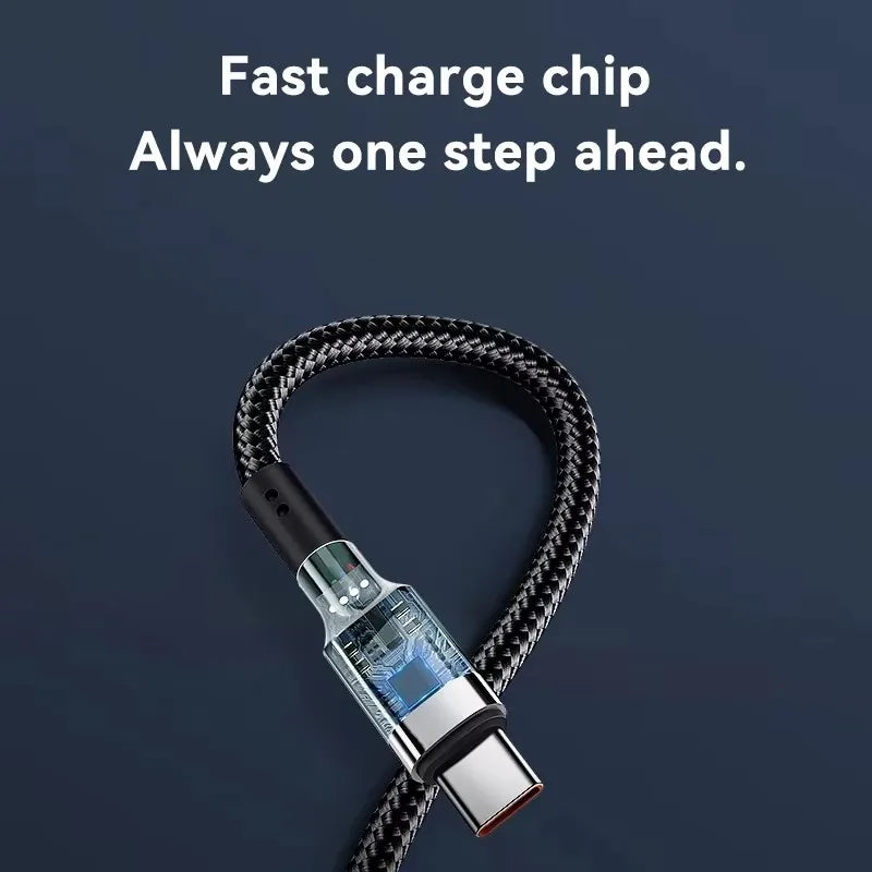 120W Fast Charge Cable  PD Quick Charging High Quality USB C TO USB Type C Cable For iPhone Xiaomi 17 Plus Pro Max Samsung S24
